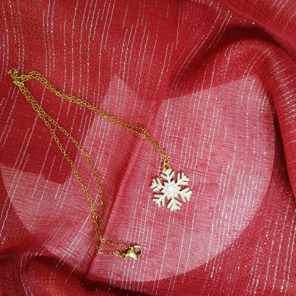 Collier flocon de neige