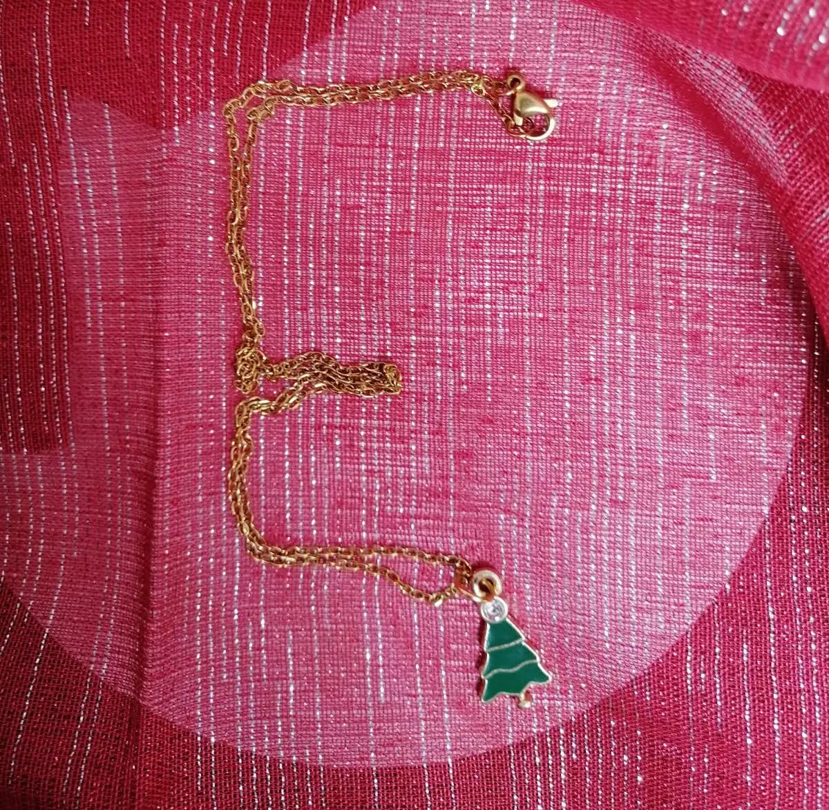 Collier sapin de Noël