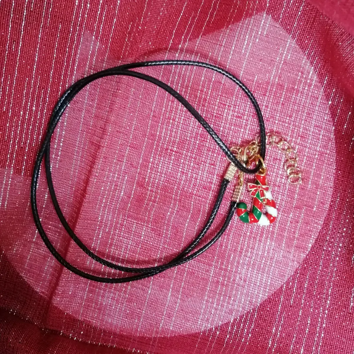 Collier sucre d'orge Noël